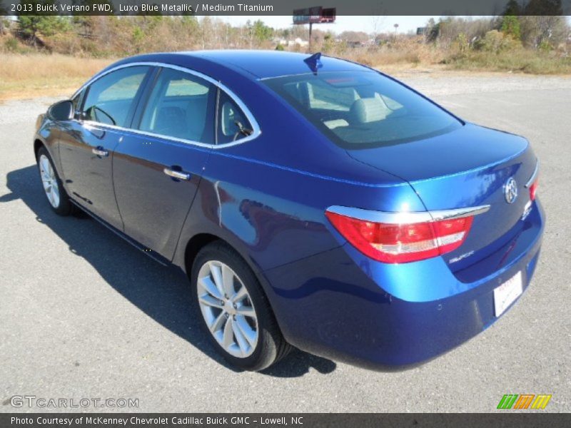 Luxo Blue Metallic / Medium Titanium 2013 Buick Verano FWD