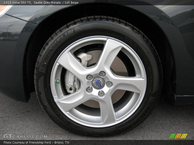 Saville Grey Metallic / Soft Beige 2013 Volvo S60 T5