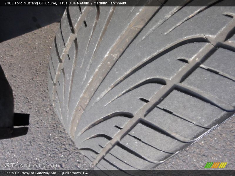 True Blue Metallic / Medium Parchment 2001 Ford Mustang GT Coupe