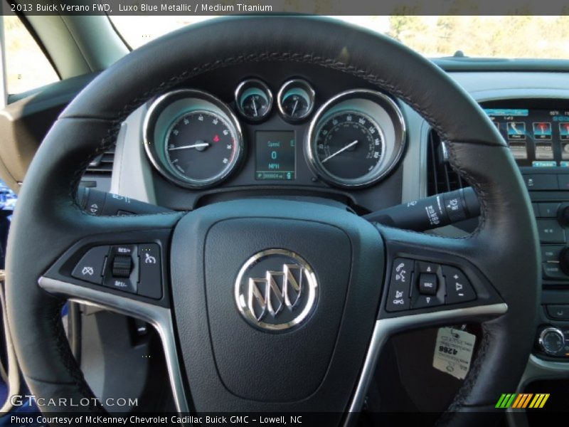 Luxo Blue Metallic / Medium Titanium 2013 Buick Verano FWD