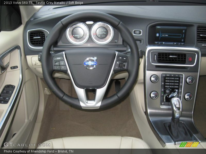 Saville Grey Metallic / Soft Beige 2013 Volvo S60 T5