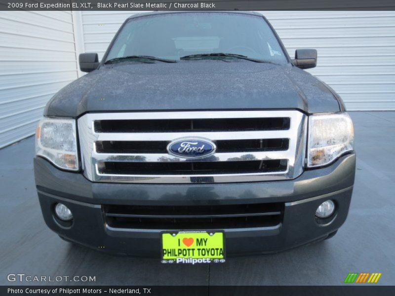 Black Pearl Slate Metallic / Charcoal Black 2009 Ford Expedition EL XLT