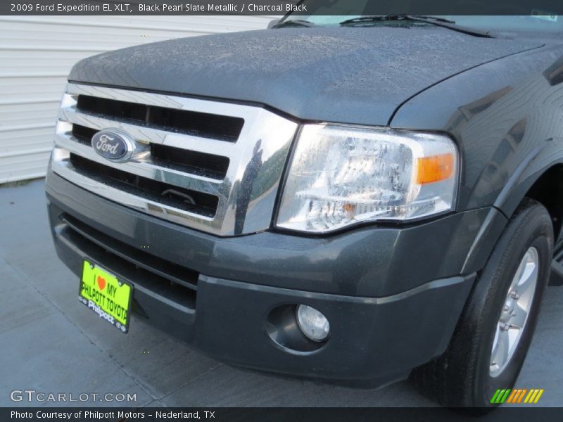 Black Pearl Slate Metallic / Charcoal Black 2009 Ford Expedition EL XLT