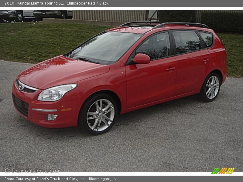 Chilipepper Red / Black 2010 Hyundai Elantra Touring SE