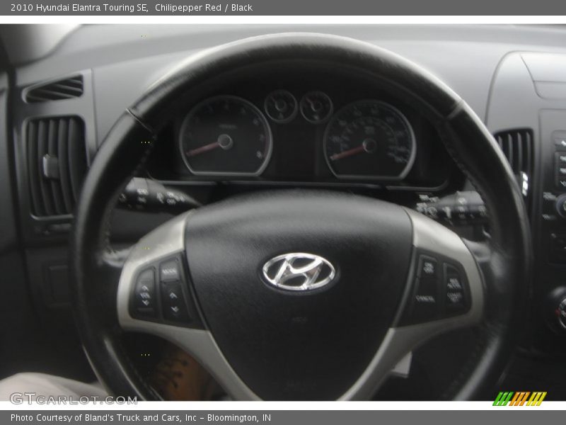 Chilipepper Red / Black 2010 Hyundai Elantra Touring SE