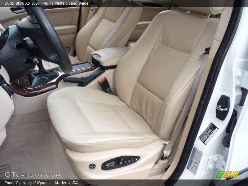 Alpine White / Sand Beige 2005 BMW X5 3.0i