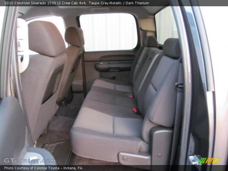 Taupe Gray Metallic / Dark Titanium 2010 Chevrolet Silverado 1500 LS Crew Cab 4x4