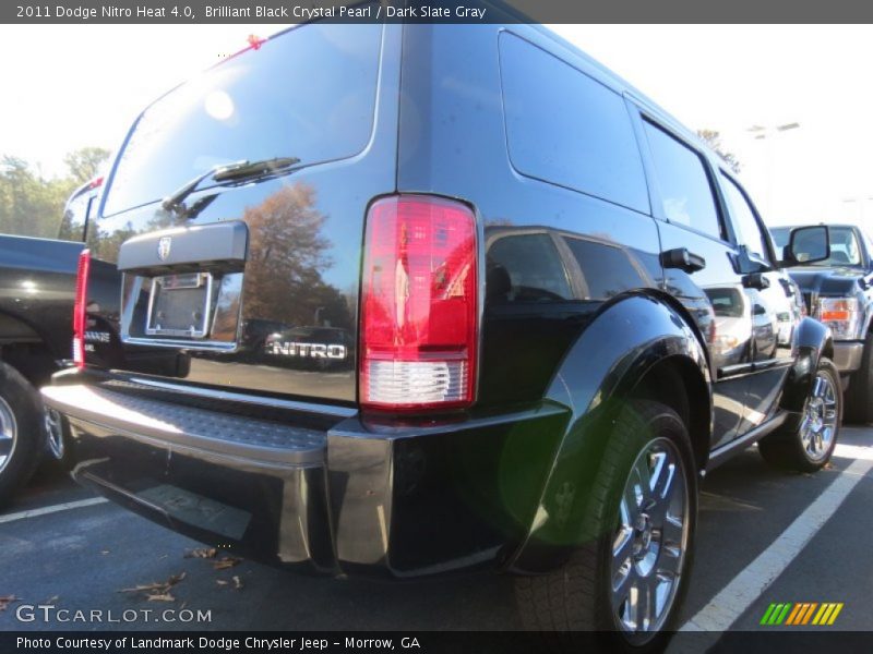 Brilliant Black Crystal Pearl / Dark Slate Gray 2011 Dodge Nitro Heat 4.0