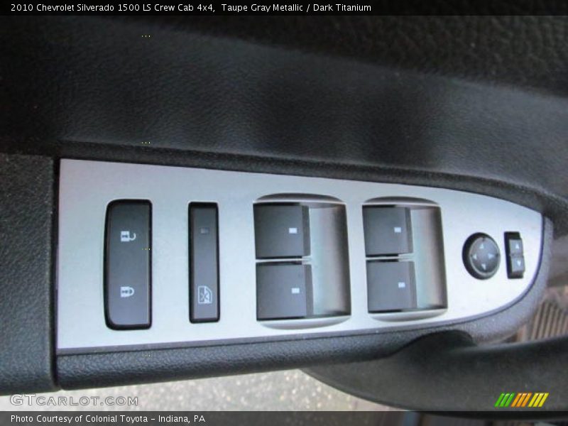 Taupe Gray Metallic / Dark Titanium 2010 Chevrolet Silverado 1500 LS Crew Cab 4x4