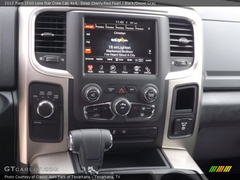 Controls of 2013 1500 Lone Star Crew Cab 4x4