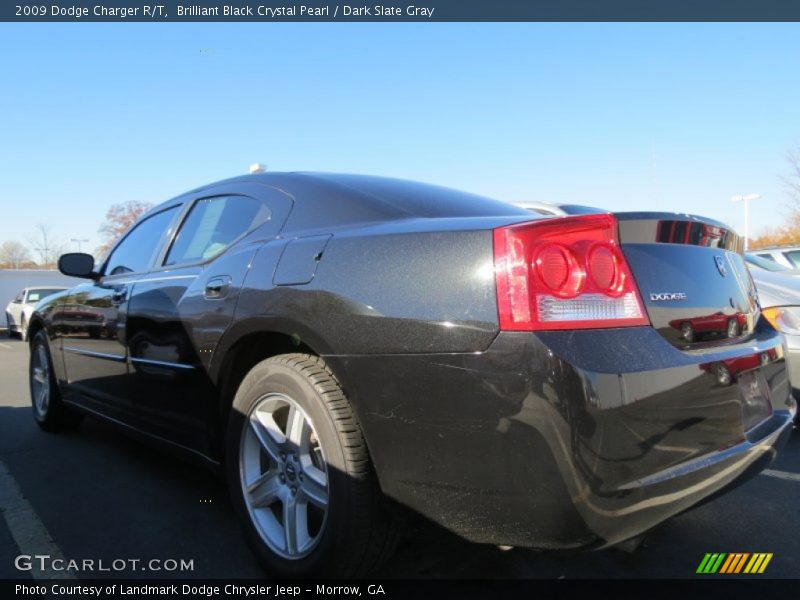 Brilliant Black Crystal Pearl / Dark Slate Gray 2009 Dodge Charger R/T