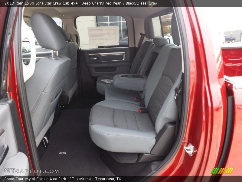 Rear Seat of 2013 1500 Lone Star Crew Cab 4x4