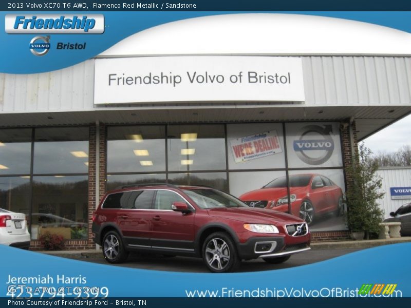 Flamenco Red Metallic / Sandstone 2013 Volvo XC70 T6 AWD