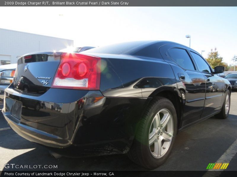 Brilliant Black Crystal Pearl / Dark Slate Gray 2009 Dodge Charger R/T