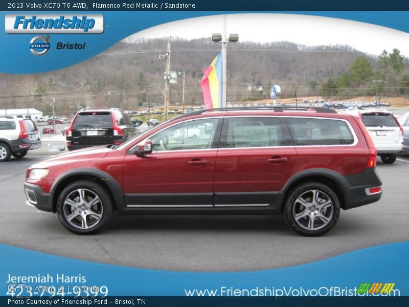Flamenco Red Metallic / Sandstone 2013 Volvo XC70 T6 AWD