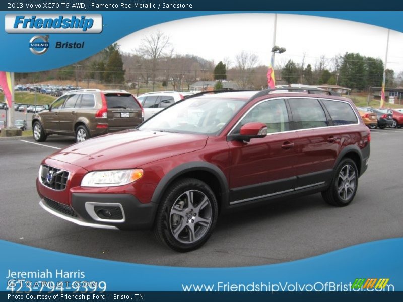 Flamenco Red Metallic / Sandstone 2013 Volvo XC70 T6 AWD