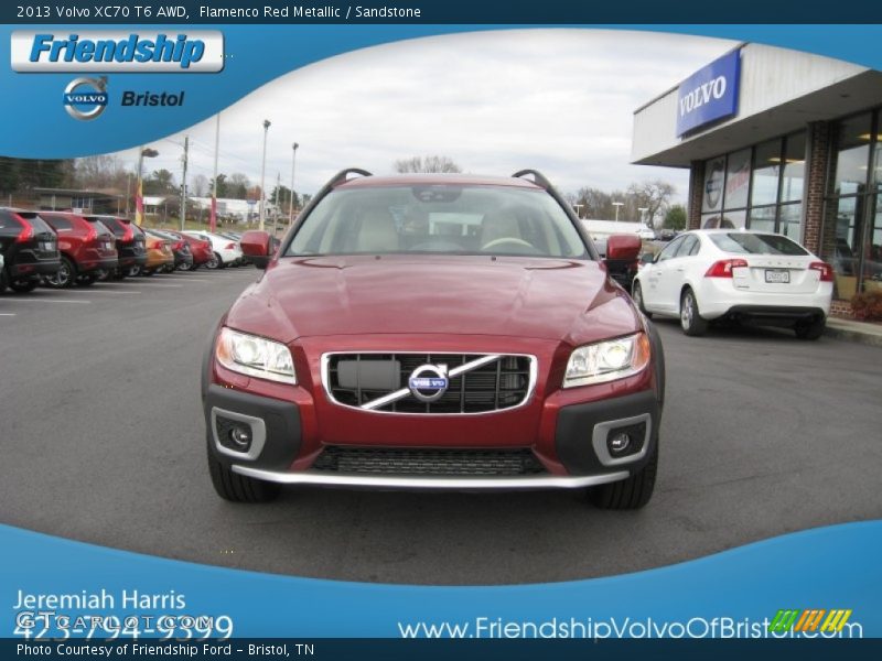Flamenco Red Metallic / Sandstone 2013 Volvo XC70 T6 AWD