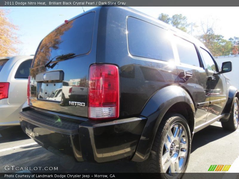 Brilliant Black Crystal Pearl / Dark Slate Gray 2011 Dodge Nitro Heat