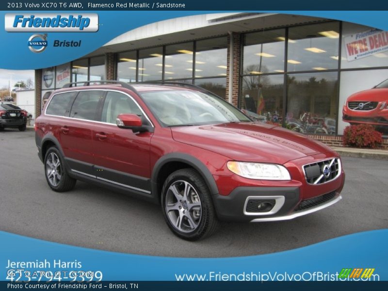 Flamenco Red Metallic / Sandstone 2013 Volvo XC70 T6 AWD