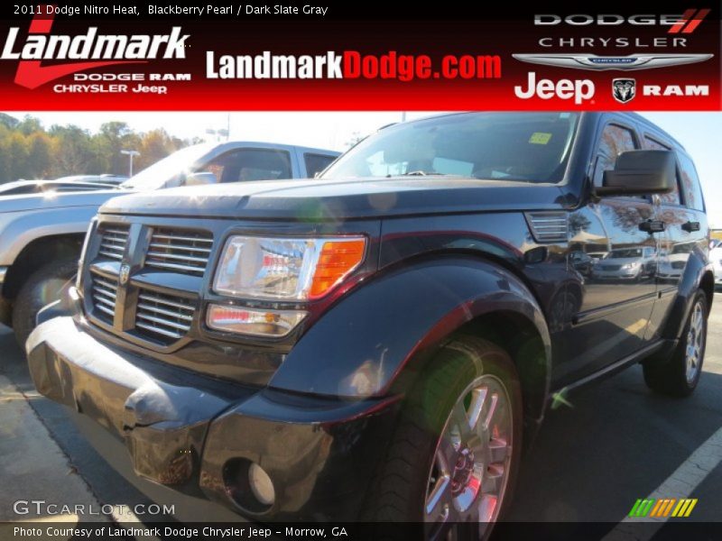Blackberry Pearl / Dark Slate Gray 2011 Dodge Nitro Heat