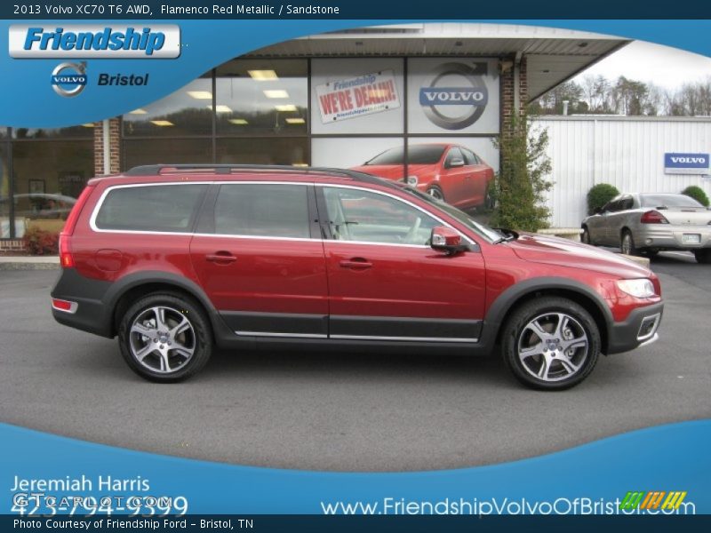 Flamenco Red Metallic / Sandstone 2013 Volvo XC70 T6 AWD