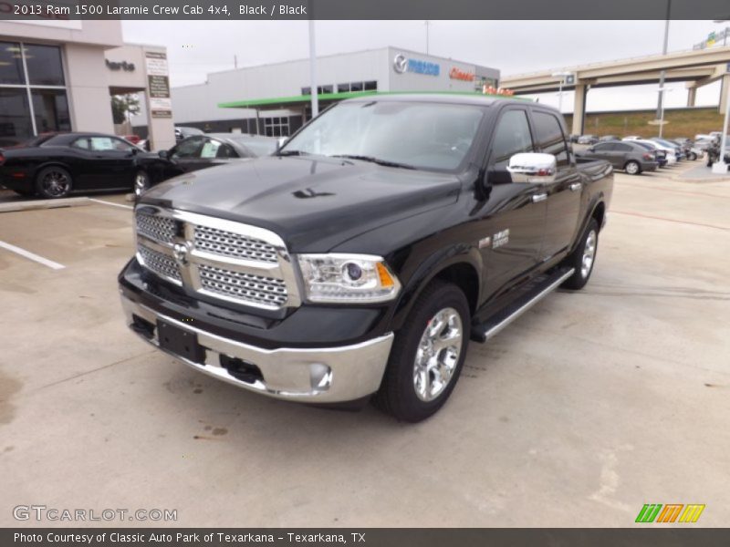 Black / Black 2013 Ram 1500 Laramie Crew Cab 4x4