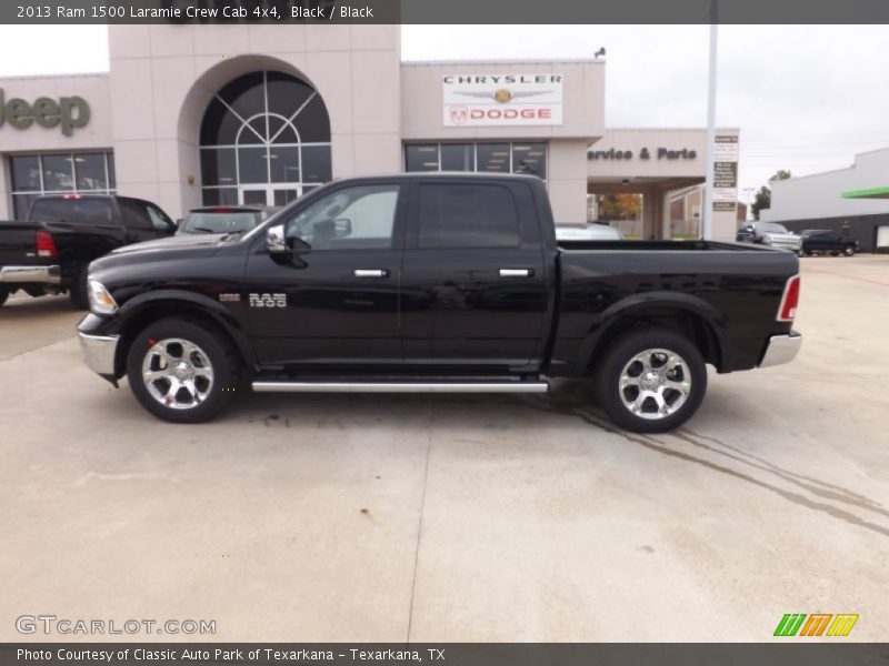 Black / Black 2013 Ram 1500 Laramie Crew Cab 4x4