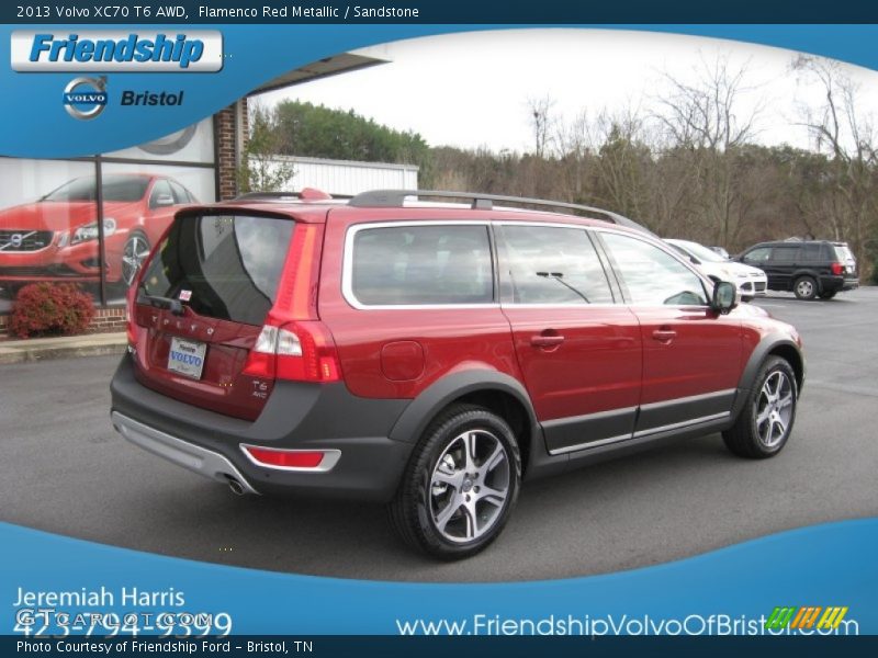 Flamenco Red Metallic / Sandstone 2013 Volvo XC70 T6 AWD