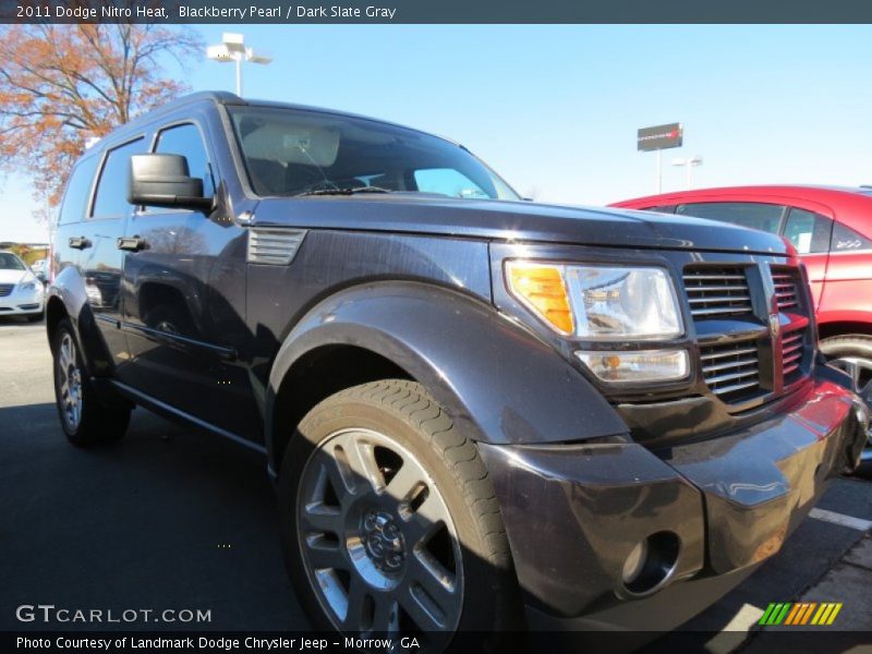 Blackberry Pearl / Dark Slate Gray 2011 Dodge Nitro Heat