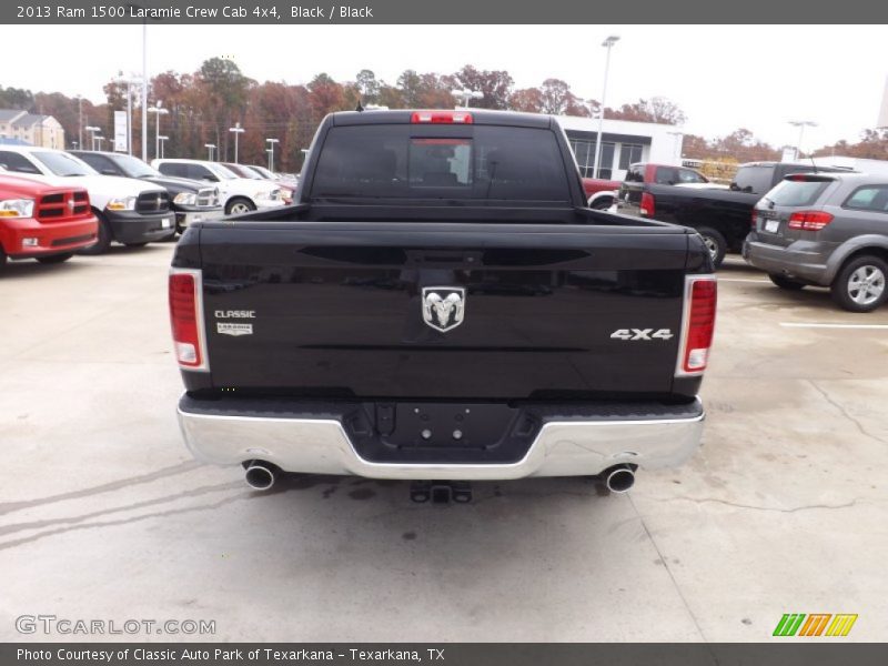 Black / Black 2013 Ram 1500 Laramie Crew Cab 4x4