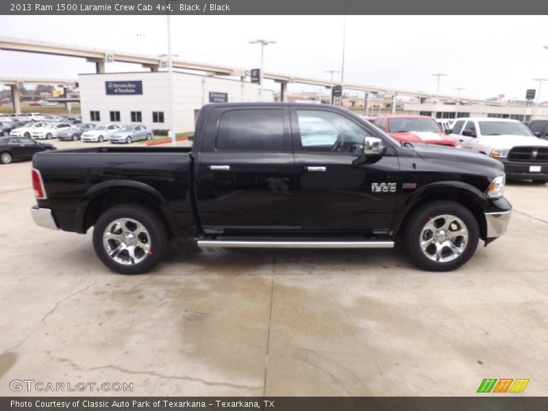 Black / Black 2013 Ram 1500 Laramie Crew Cab 4x4