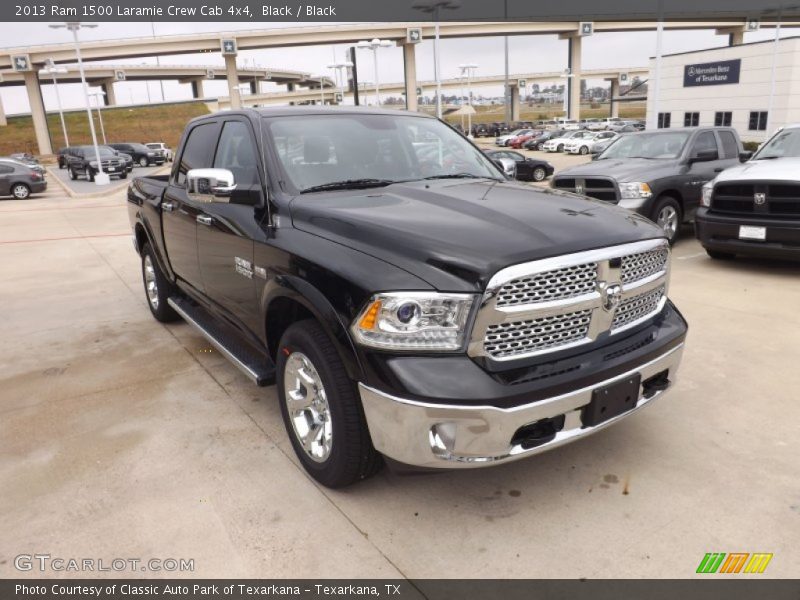 Black / Black 2013 Ram 1500 Laramie Crew Cab 4x4