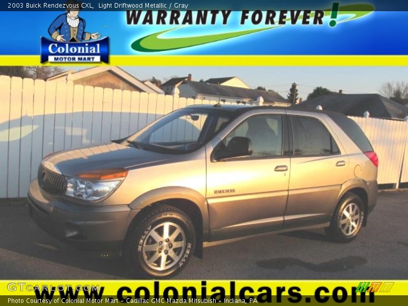 Light Driftwood Metallic / Gray 2003 Buick Rendezvous CXL