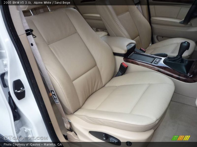Alpine White / Sand Beige 2005 BMW X5 3.0i