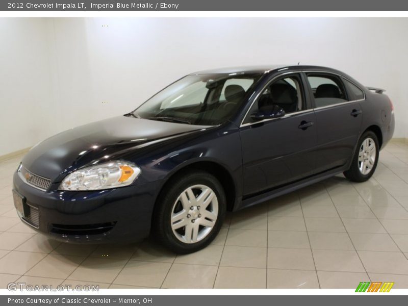 Imperial Blue Metallic / Ebony 2012 Chevrolet Impala LT