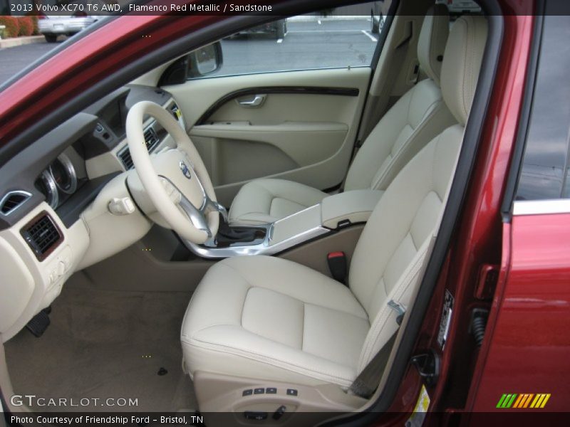  2013 XC70 T6 AWD Sandstone Interior