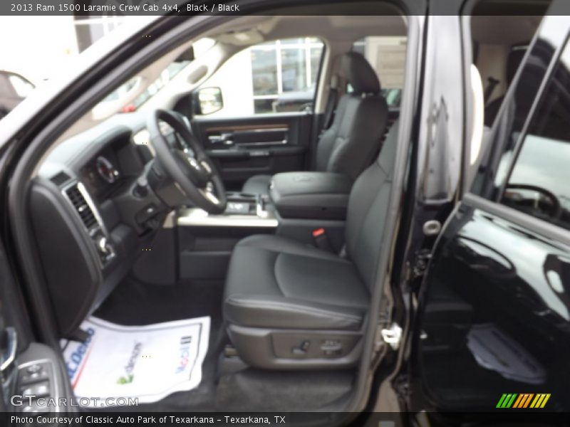 Black / Black 2013 Ram 1500 Laramie Crew Cab 4x4