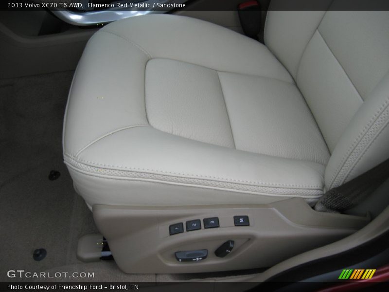 Front Seat of 2013 XC70 T6 AWD