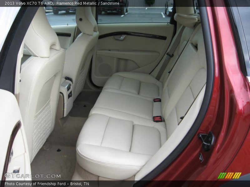Rear Seat of 2013 XC70 T6 AWD