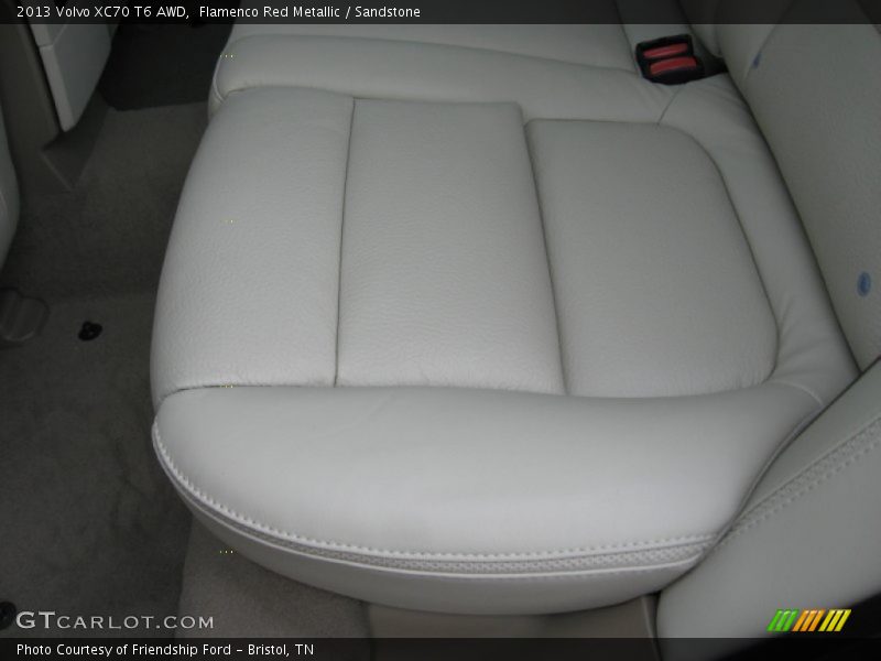 Rear Seat of 2013 XC70 T6 AWD