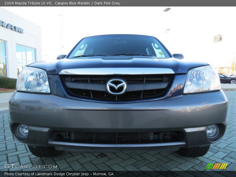 Calypso Blue Metallic / Dark Flint Grey 2004 Mazda Tribute LX V6