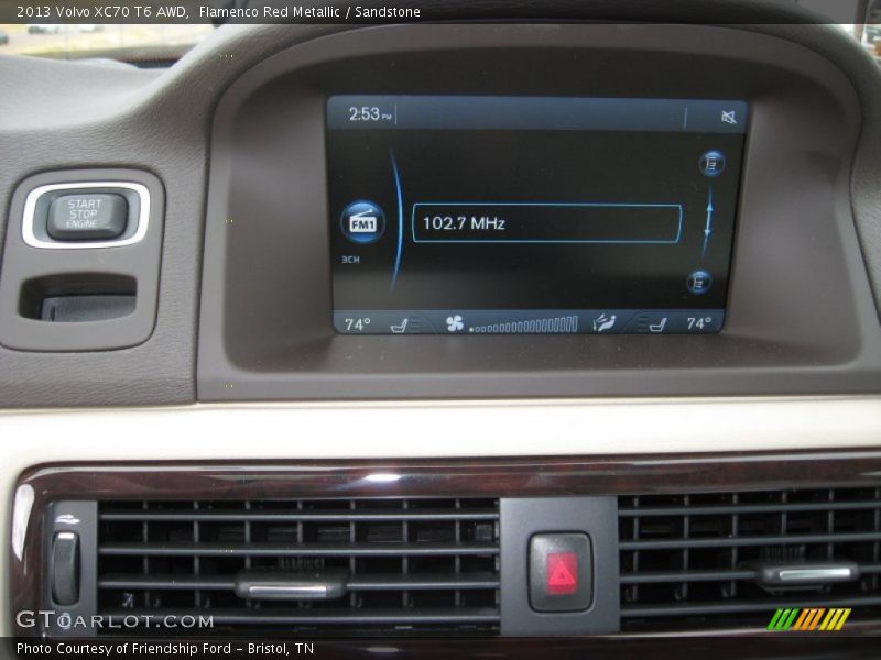 Controls of 2013 XC70 T6 AWD