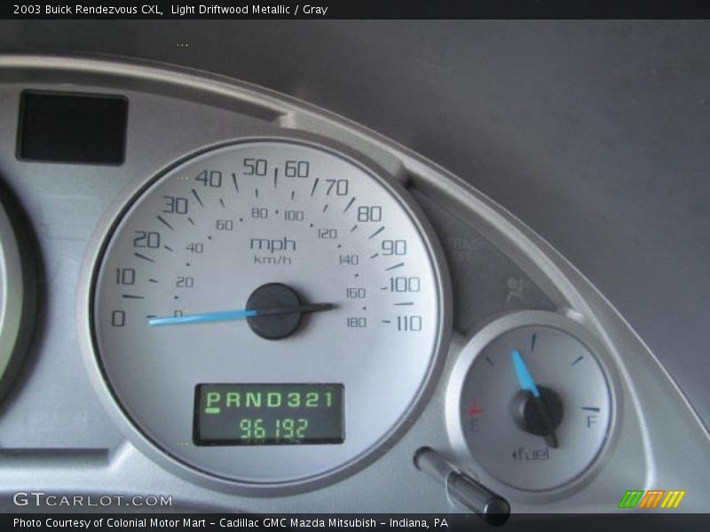 Light Driftwood Metallic / Gray 2003 Buick Rendezvous CXL