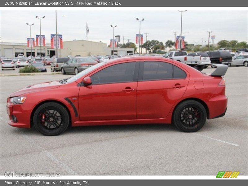  2008 Lancer Evolution GSR Rally Red Metallic