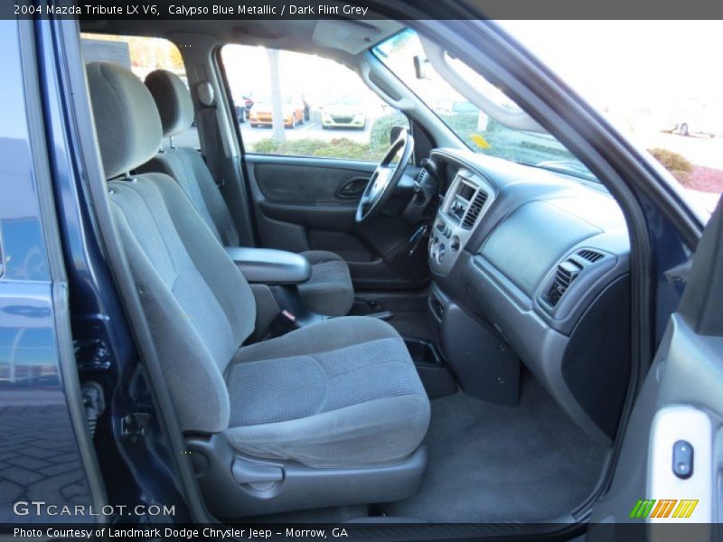 Calypso Blue Metallic / Dark Flint Grey 2004 Mazda Tribute LX V6