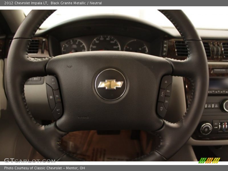 Black Granite Metallic / Neutral 2012 Chevrolet Impala LT