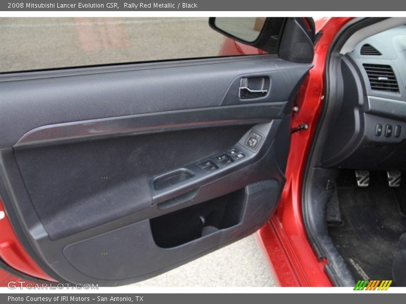 Rally Red Metallic / Black 2008 Mitsubishi Lancer Evolution GSR