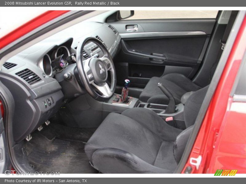  2008 Lancer Evolution GSR Black Interior