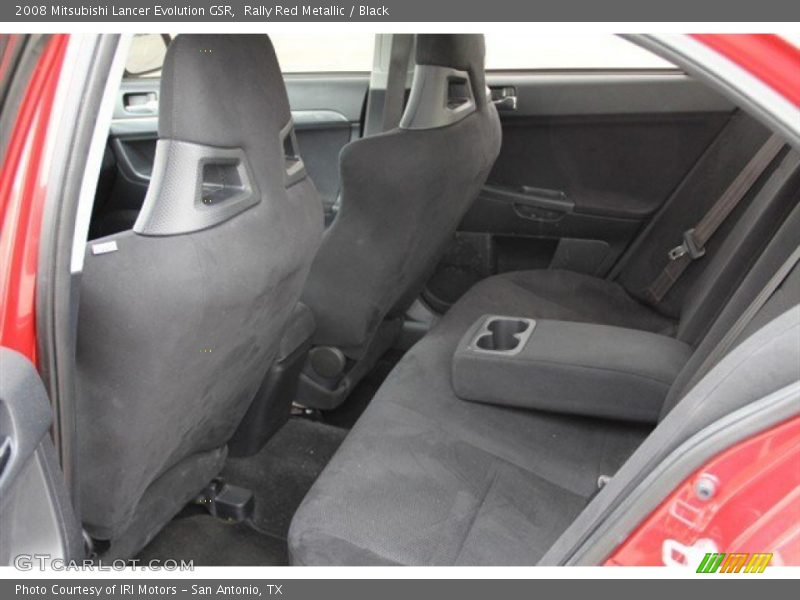 Rear Seat of 2008 Lancer Evolution GSR