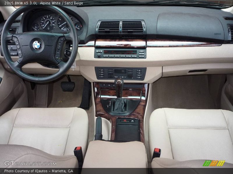 Alpine White / Sand Beige 2005 BMW X5 3.0i